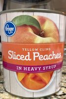 Yellow cling sliced peaches
