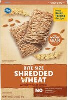 Bite size shredded whole wheat cereal
