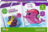 Fruit n € punchy flavored water beverage