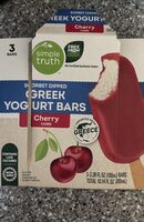 Sorbet dipped Greek yogurt bars