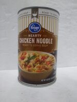 Hearty chicken noodle soup