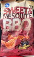 Sweet and Mesquite BBQ flavored potato Chips