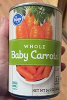 Whole baby carrots