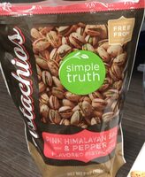 Pink Himalayan Salt and pepper pistachios