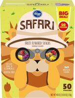 Safari fruit-flavored snacks