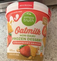 Oatmilk non-dairy frozen dessert strawberry graham