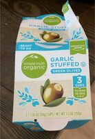 Garlic stuffed green olives