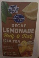 Decaf lemonade ice tea