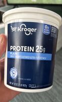 Protein 25 g plain yogurt