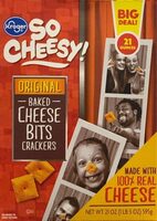 So Cheesy! Original Baked Cheese Bits Crackers