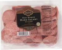 Old World Hard Salami Deli Sliced