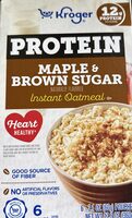 Protein Maple & Brown Sugar Instant Oatmeal