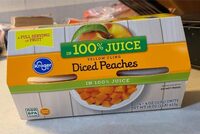 Diced peaches
