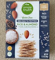 Rice & Almond Sea &Salt Crackers
