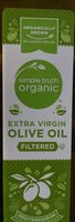 Extra virgin olive oil filtered