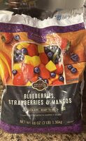 Blueberries, Strawberries & Mangos
