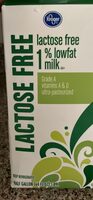 Lactose free 1% lowfat milk