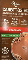 Chocolate Carbmaster Nonfat Ultra Filtered Milk