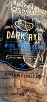 Dark Rye Wide Pan Bread