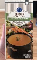33% Less Sodium Chicken Broth