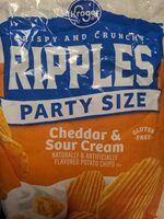 Cheddar & Sour Cream Ripples Potato Chips