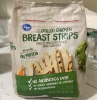 Fully Cooked Grilled Chicken Breast Strips
