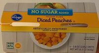 Diced peaches