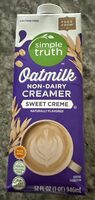 Oatmilk Non-Dairy Creamer Sweet Creme