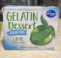 Sugar Free Gelatin Dessert -LIME