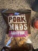 PORK RINDS Chicharrones BARBEQUE FLAVORED
