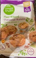 Plant based Oatmeal Raisin Cookies