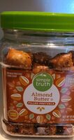 Almond Butter filled pretzels