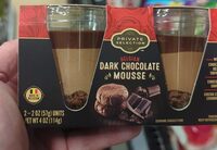 Dark chocolate mousse