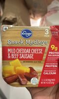 Mild Cheddar Cheese & Beef Sausage