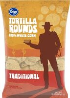 Traditional white corn tortilla chips