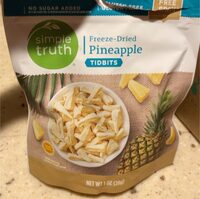 Freeze dried pineapple tidbits