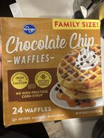 Chocolaye chip waffles