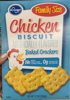 Chicken biscuit baked crackers