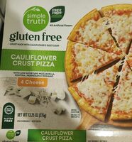 Cauliflower Crust Pizza 4 Cheese