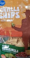 Tortilla chips white corn hint of guacamole