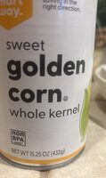 Sweet golden corn whole kernel
