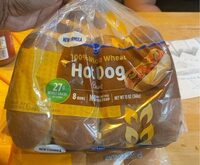 100% whole wheat hot dog buns