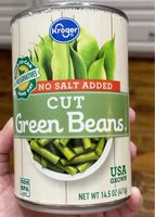No salt added cut green beans