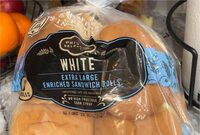 Extra Large Enriched Sandwich Rolls