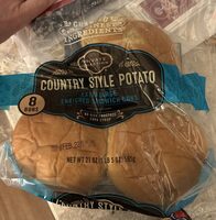 Country Style Potato Extra Large Enriched Sandwich Buns