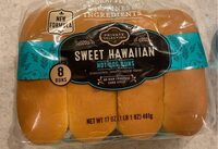 Sweet Hawaiian Hot Dog Buns