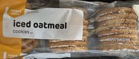 Iced oatmeal cookies