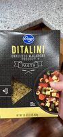 Ditalini Enriched Macaroni Product Pasta