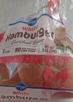 White hamburger buns