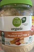Organic powdered peanut butter